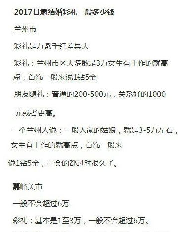 全国结婚彩礼,三五万起步,网友 好担心男朋友娶不起我