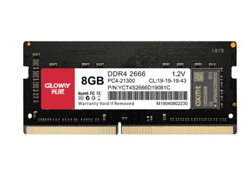 光威推出首款纯国产笔记本内存 8GB DDR4 2666 售价 228 元