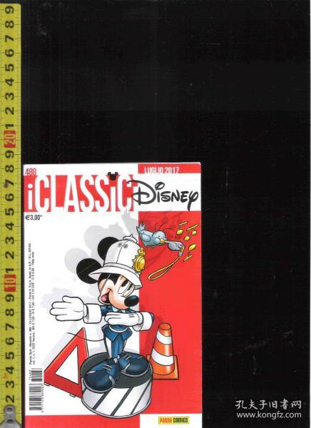 DISNEY 原版意大利语彩色漫画书 CLASSIC DISNEY 2018年7月