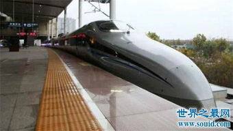 中国最快的高铁 世界上最快的高铁 ,时速605km h 