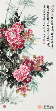 进门玄关墙上挂什么画,花鸟画点缀很美