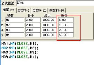 移动平均线设置