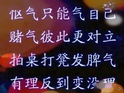 不生气,不生气 骂不生气打也不生气,就是不生气,咋都不生气 人生 