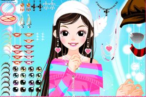 女生小游戏公主化妆,11张好姐妹安娜公主和艾莎公主女孩子最爱的涂色图片