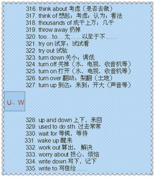 英语满分学霸 我 阅读理解 一分不扣,全靠这500条短语