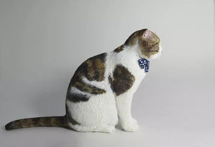 以假乱真的猫咪雕塑,日本手工艺人真的是厉害了 