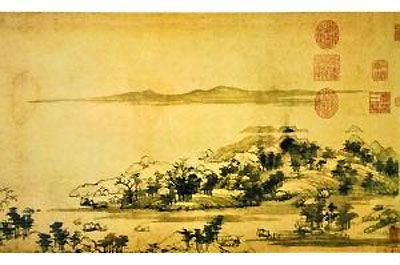 传世名画 富春山居图 为何断为两截