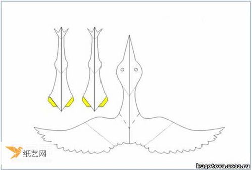 自己制作的立体纸鹤贺卡的方法图解教程 