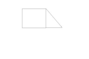 用一张四边形的纸怎样剪一刀使它变成一个长方形和一个三角形 