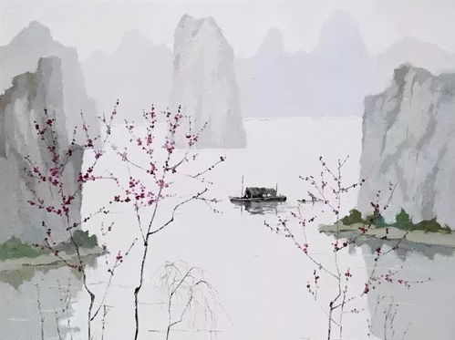 饱含诗情画意的山水油画,看上去就是一种享受