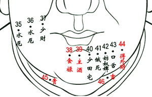 男人面相痣图解 