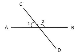 两直线相交,若有一组邻补角相等,则两条直线互相垂直 