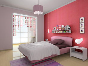 女孩房间装修效果图 打造你的粉色梦幻空间