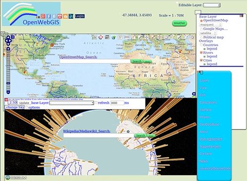 地理信息系统 开源 OpenWebGIS 开源地理信息系统