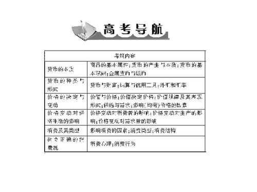 2011年 高考风向标 高考政治二轮复习课件 专题一 生活与消费下载 道德与法治 