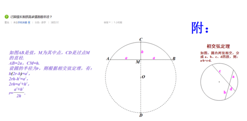 已知弦长和拱高求孤长 图片欣赏中心 急不急图文 Jpjww Com