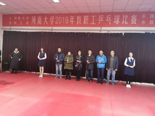 我院教职工在河南大学工会乒乓球比赛中取得优异成绩