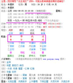 1991年阴历5月14日晚上八点20生 我的八字是什么 