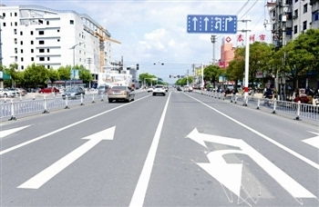 泰州市区又有8个路口 左拐右置