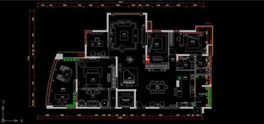 三室两厅室内装修CAD施工设计图纸平面图下载 图片13.91MB 全套家装CAD大全 家装施工CAD图纸 