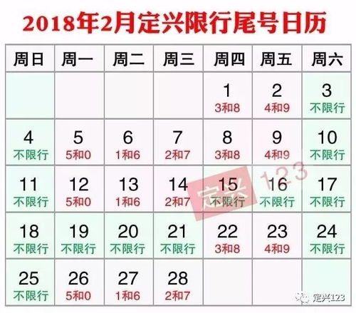 定兴春节前后最新限号通知 