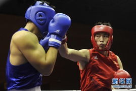 全运拳击男子91公斤以上级决赛 河南队张志磊夺冠 