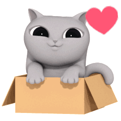 3D猫咪动画表情包