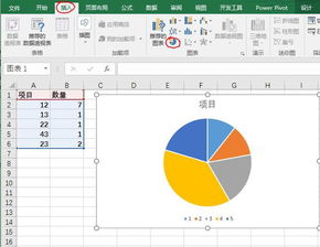 excel中如何用图表表示所占比例