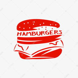 汉堡包LOGO素材图片免费下载 千库网 