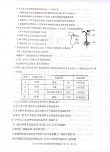 2019年呼市一模初二生物地理试卷及答案解析