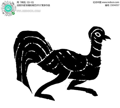 矢量古代奔跑的古代动物图形AI素材免费下载 红动网 