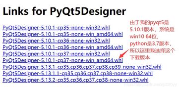 pyqt5win10安装PYQT5