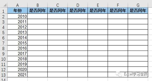 用 Excel 判断是否闰年太简单了,不信看看这 6 个公式