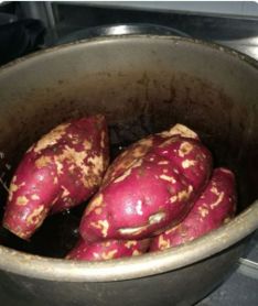 红薯怎样放电压力锅蒸 