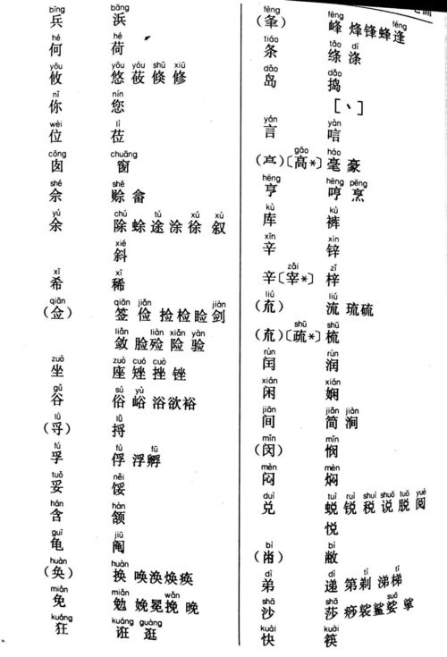 形声字大全表,都集全了 每天练一页,28天搞定小学阶段的形声字默写 