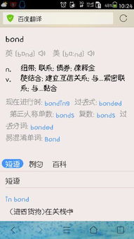 “Bond”是什么意思？