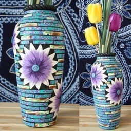 纳妮雅 古典家居装饰手工花瓶 立体花纹色彩 来自Tansye的图片分享 堆糖网 