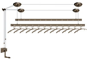 手摇晾衣架安装你会吗 这样安装超级简单 