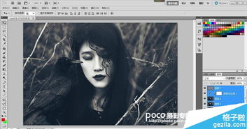怎么样用photoshop合成黑白复古哥特风照片