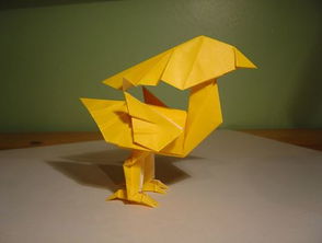 神谷哲史折纸黄鸟的折纸图解教程 