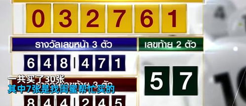 泰国 女子晚上做梦梦见一组数字,第二天买彩票就中了1200万大奖