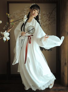 汉服 超仙气的白色系汉服,穿上身真是仙女本仙