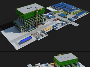 施工工地3d模型场景设计图下载 图片174.72MB 其他模型库 其他模型 