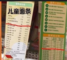 教你1分钟看懂营养标签,给宝宝选对健康食品 