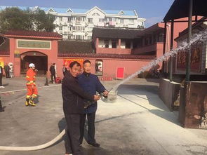 上海一王庙举行消防安全演习