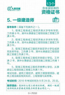 注意 多项资格证取消后,剩下的这13个最值钱