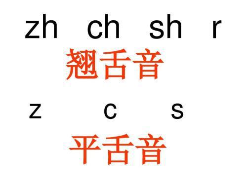 汉语拼音中的平舌音和翘舌音有哪些 