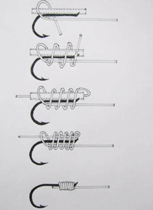 12种鱼钩的绑法,实用易学,会一种就是合格的钓鱼人 