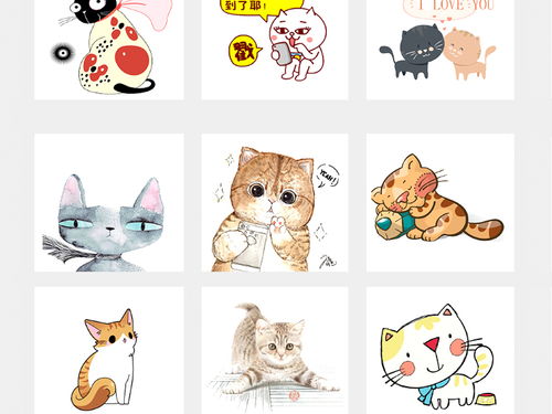 卡通猫可爱小猫咪设计素材PNG海报图片 psd模板下载 17.26MB 其他大全 自然 