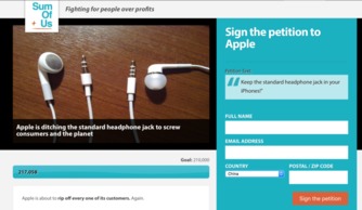 iPhone 7可能取消标准耳机插孔 20万人向苹果请愿 不要这么做